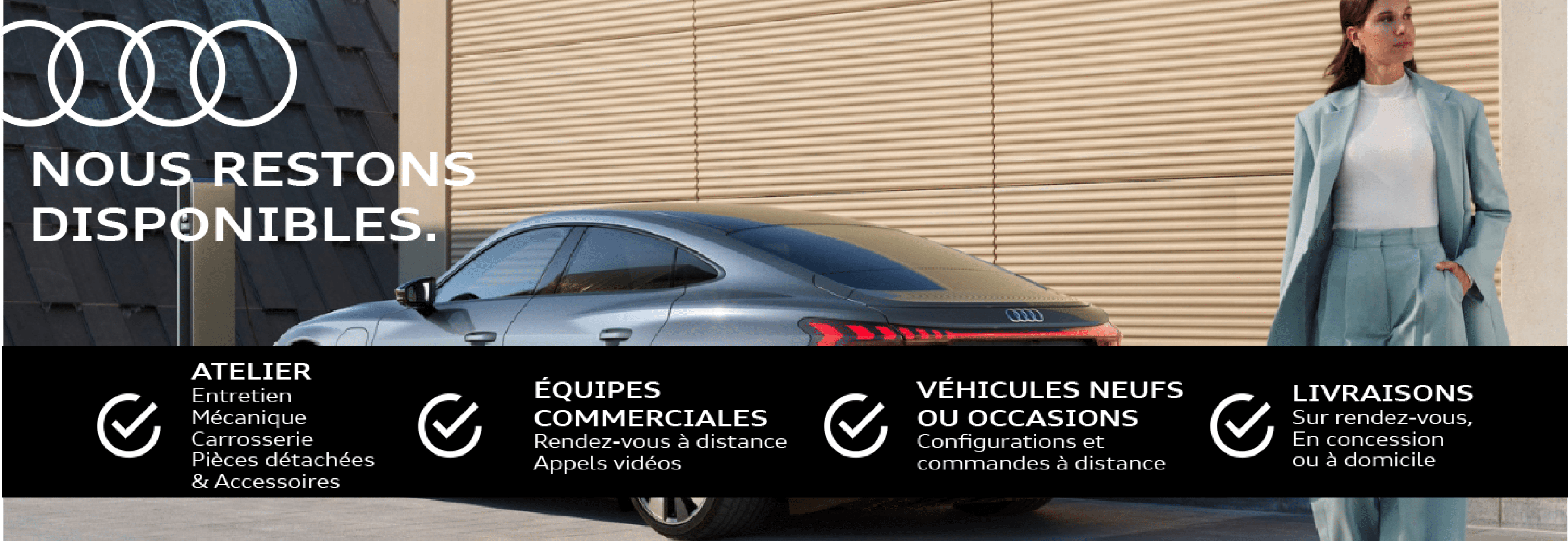 Votre demande de rendez-vous chez Audi Rezé